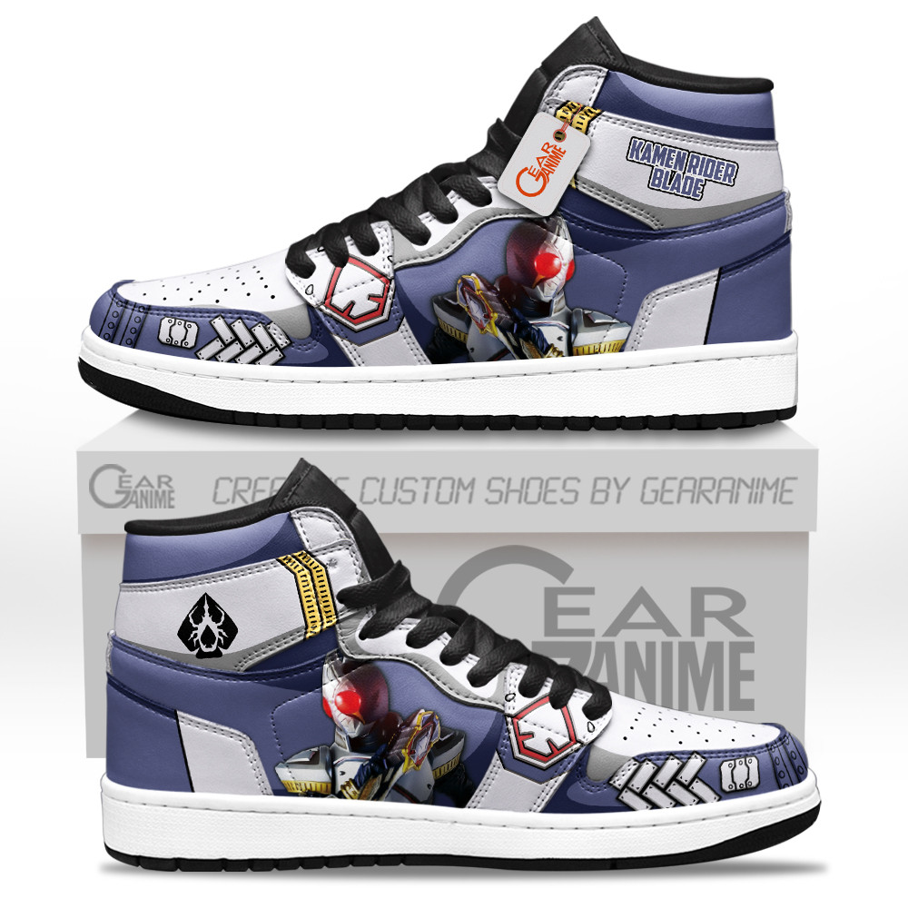Kamen Rider Blade Custom Movie High-Top Leather Sneakers