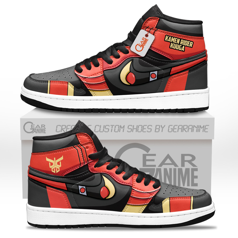 Kamen Rider Kuuga Shoes Custom Movies High-Top Leather Sneakers