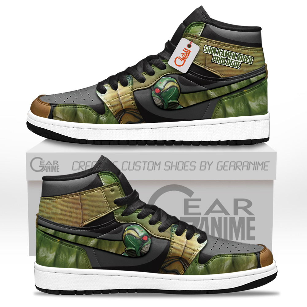 Kamen Rider Prologue Shoes Custom Movies High-Top Leather Sneakers