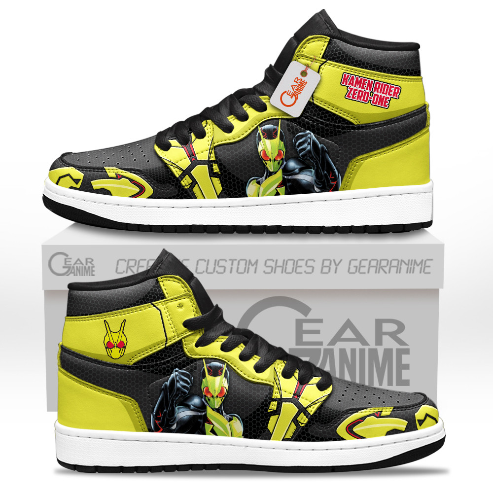 Kamen Rider Zero-One Custom Movie High-Top Leather Sneakers