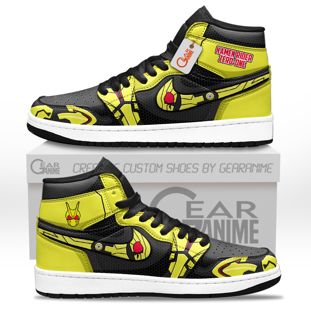 Kamen Rider Zero-One Shoes Custom Movies High-Top Leather Sneakers