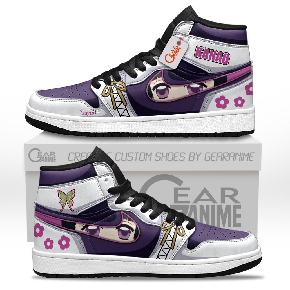 Kanao Tsuyuri High-Top Leather Sneakers Custom Name