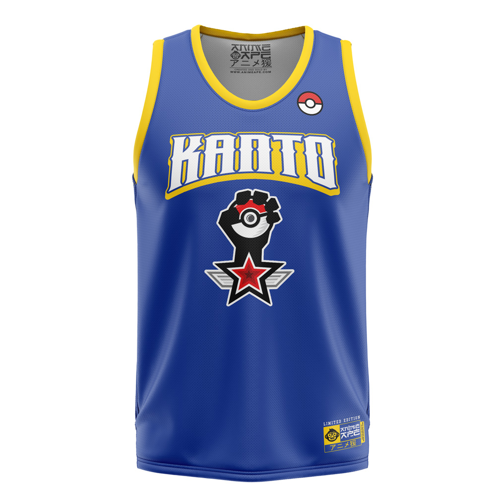 Kanto Trainer Pokemon Basketball Jersey