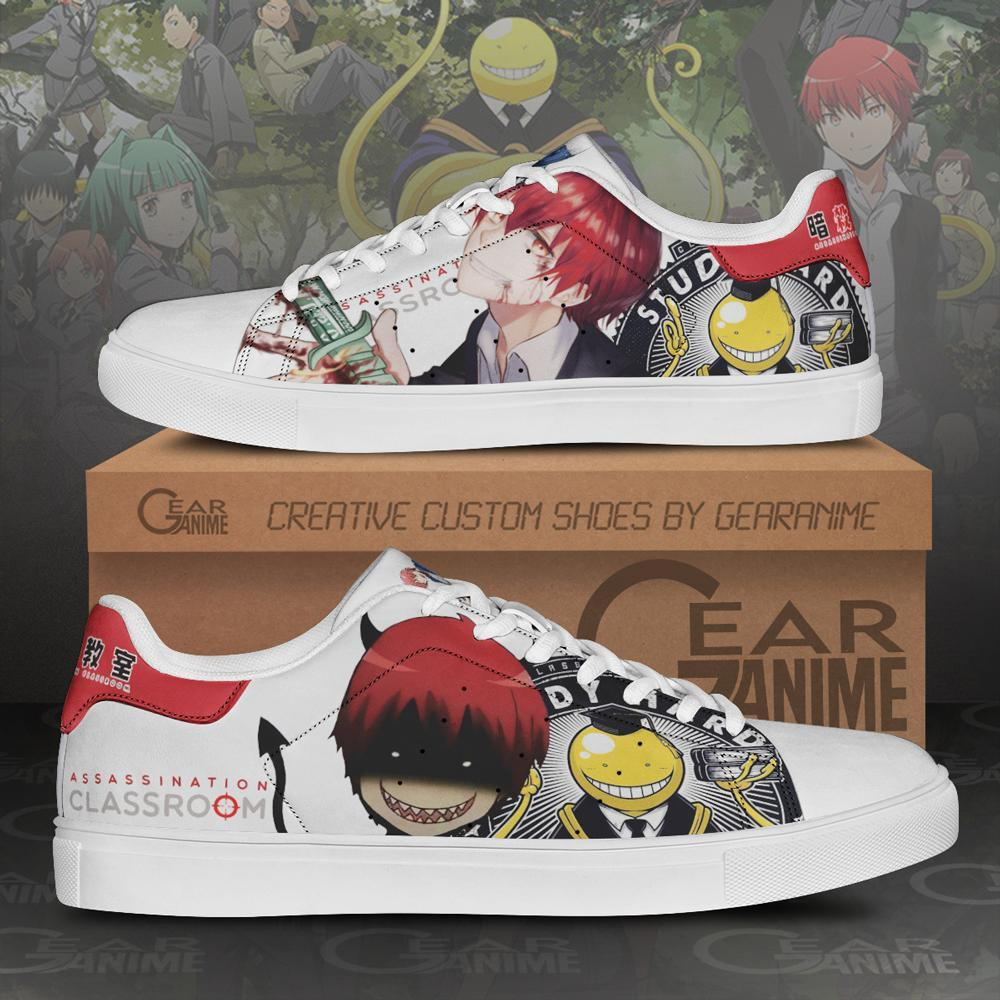 Karma Akabane Custom Anime Classic Court Shoes