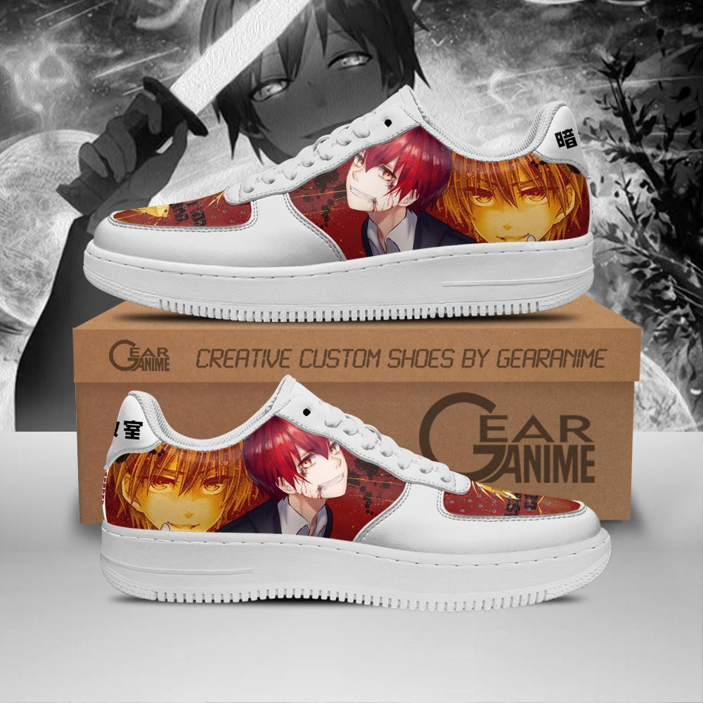 Karma Akabane Custom Anime Low-Top Leather Sneakers