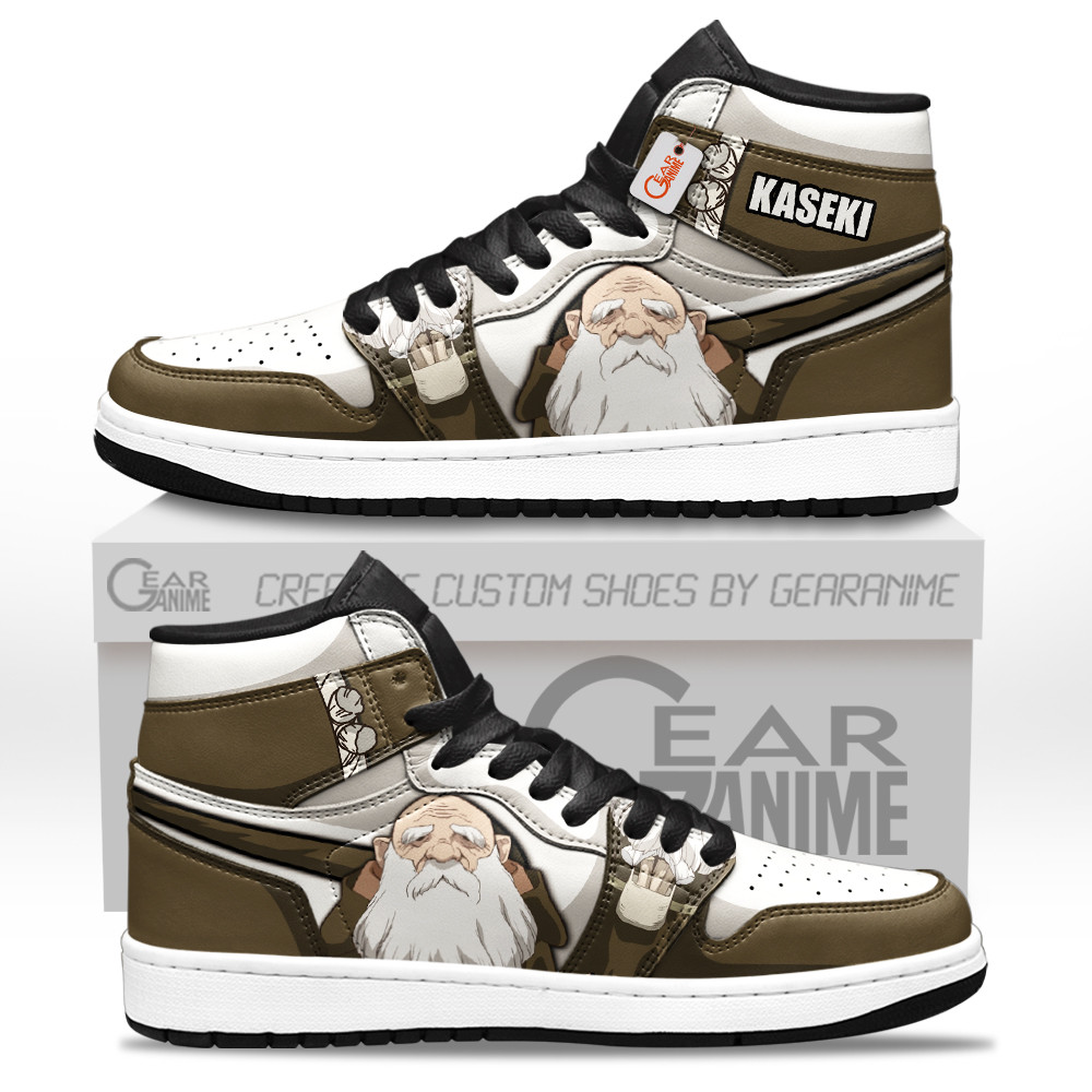 Kaseki High-Top Leather Sneakers Custom Name