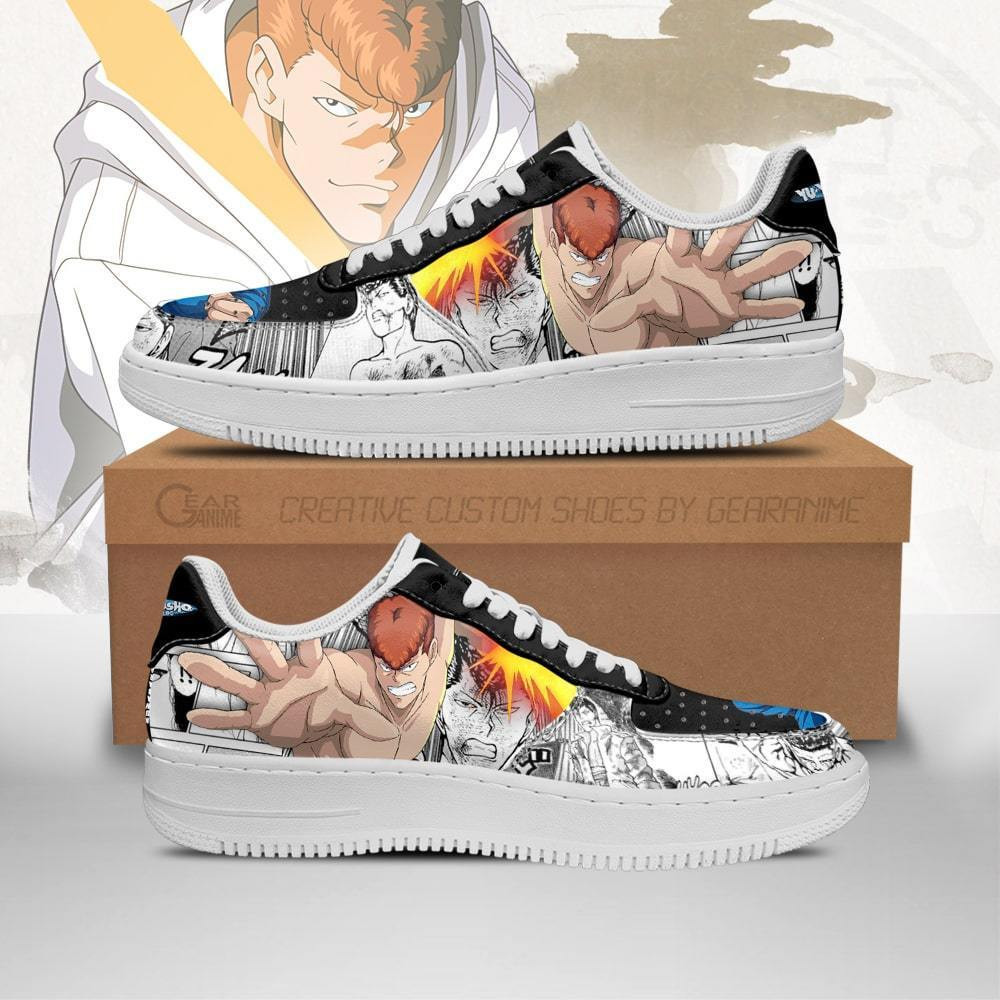 Kazuma Kuwabara Custom Anime Low-Top Leather Sneakers