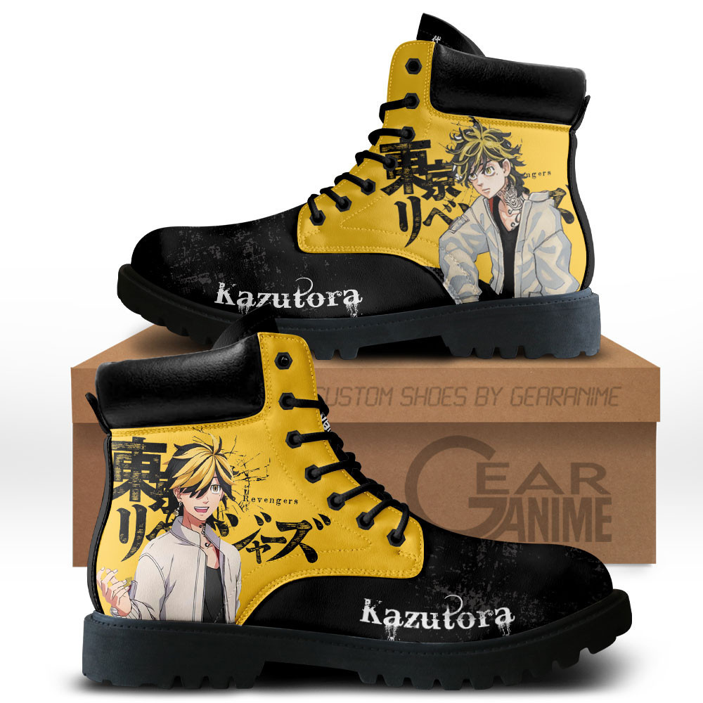 Kazutora Hanemiya Custom Anime Combat Boots MV1110