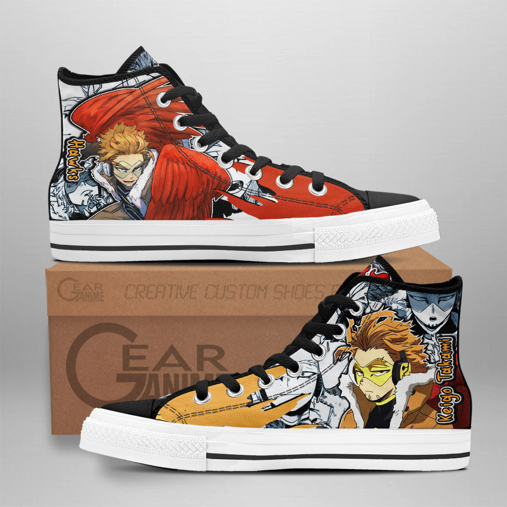 Keigo Takami Custom Anime High-Top Canvas Shoes NTT291