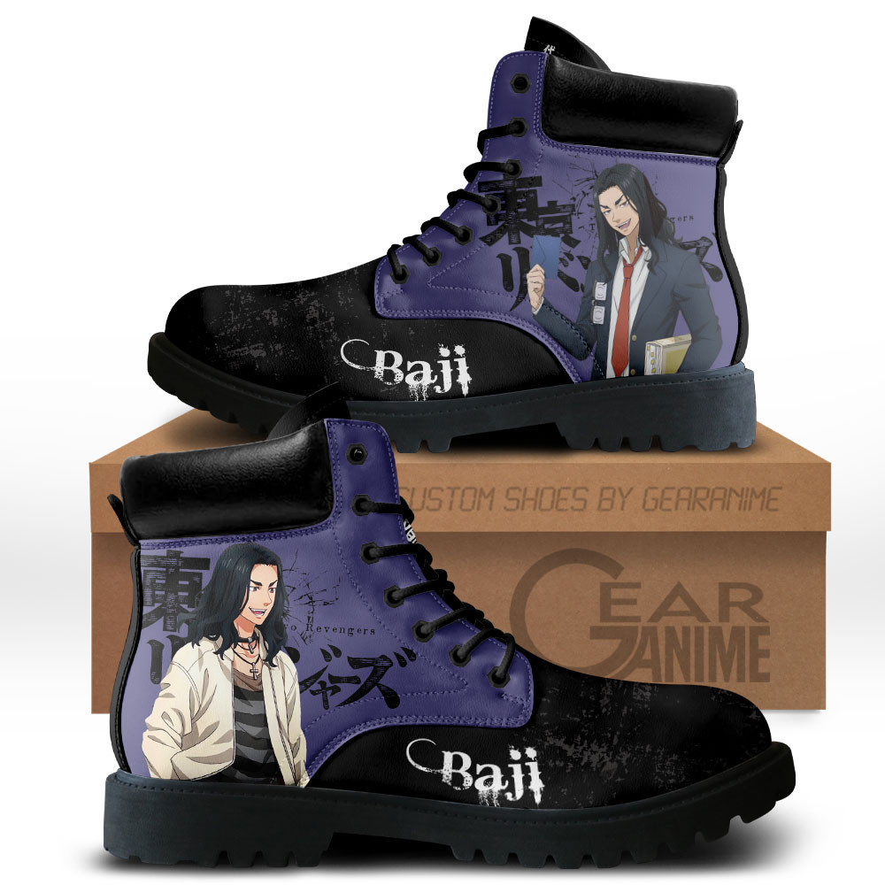 Keisuke Baji Custom Anime Combat Boots MV1110