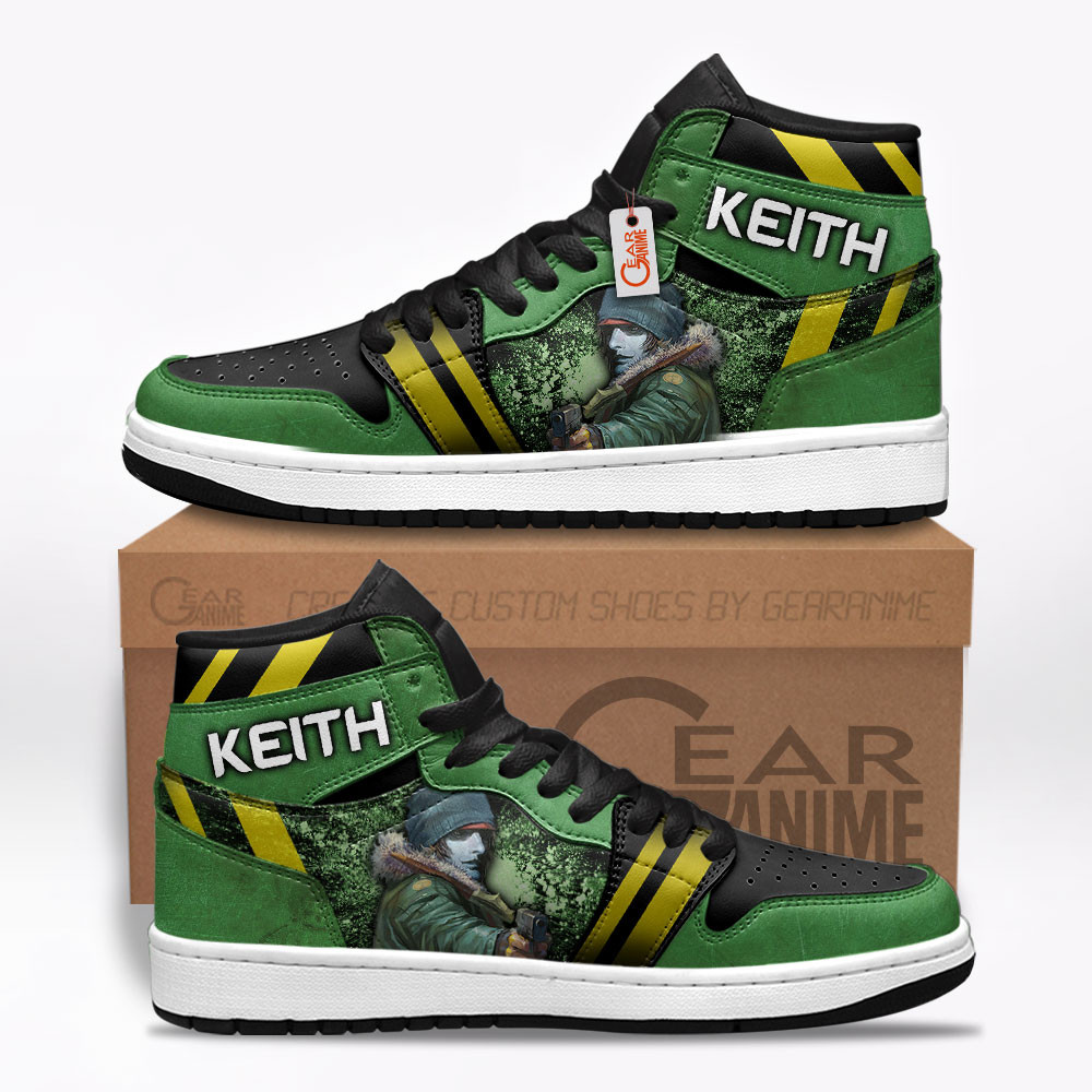 Keith Custom Gaming High-Top Leather Sneakers Game C.S Skins