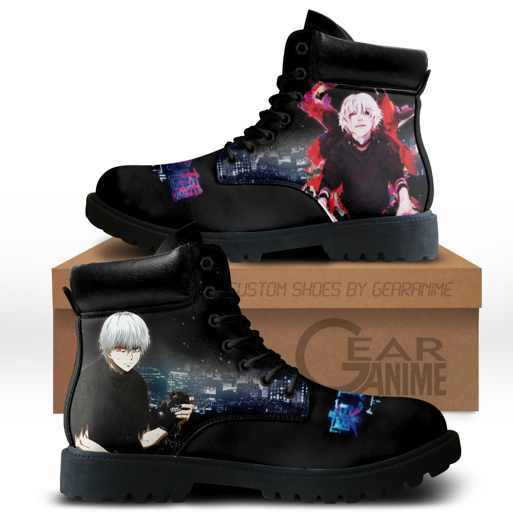 Ken Kaneki Custom Anime Combat Boots