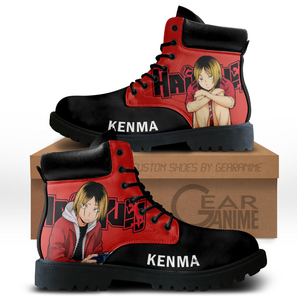 Kenma Kozume Custom Anime Combat Boots MV3110
