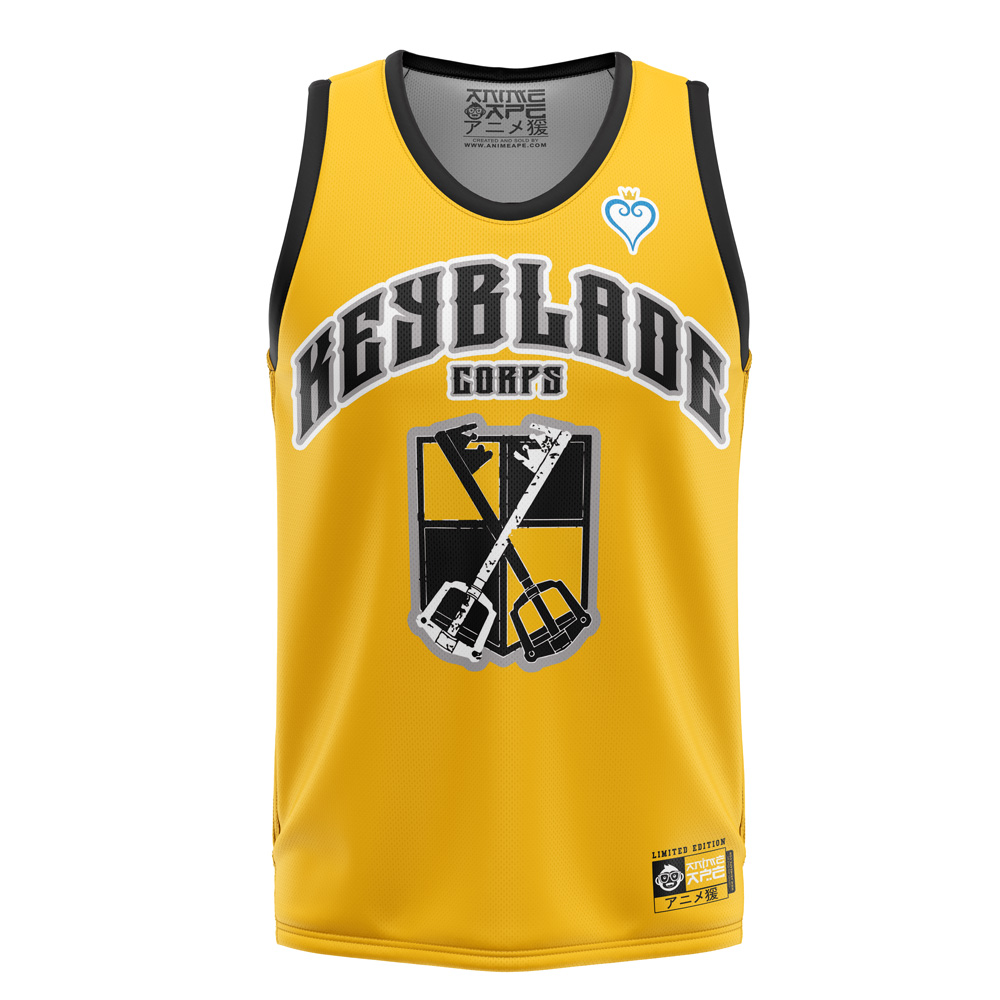 Keyblade Corps Sora Kingdom Hearts Basketball Jersey