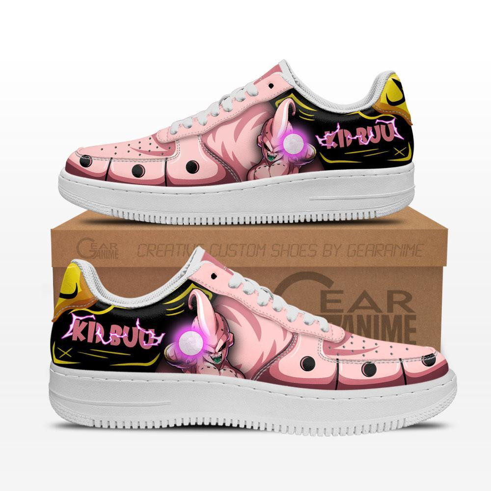 Kid Buu Custom Anime Low-Top Leather Sneakers