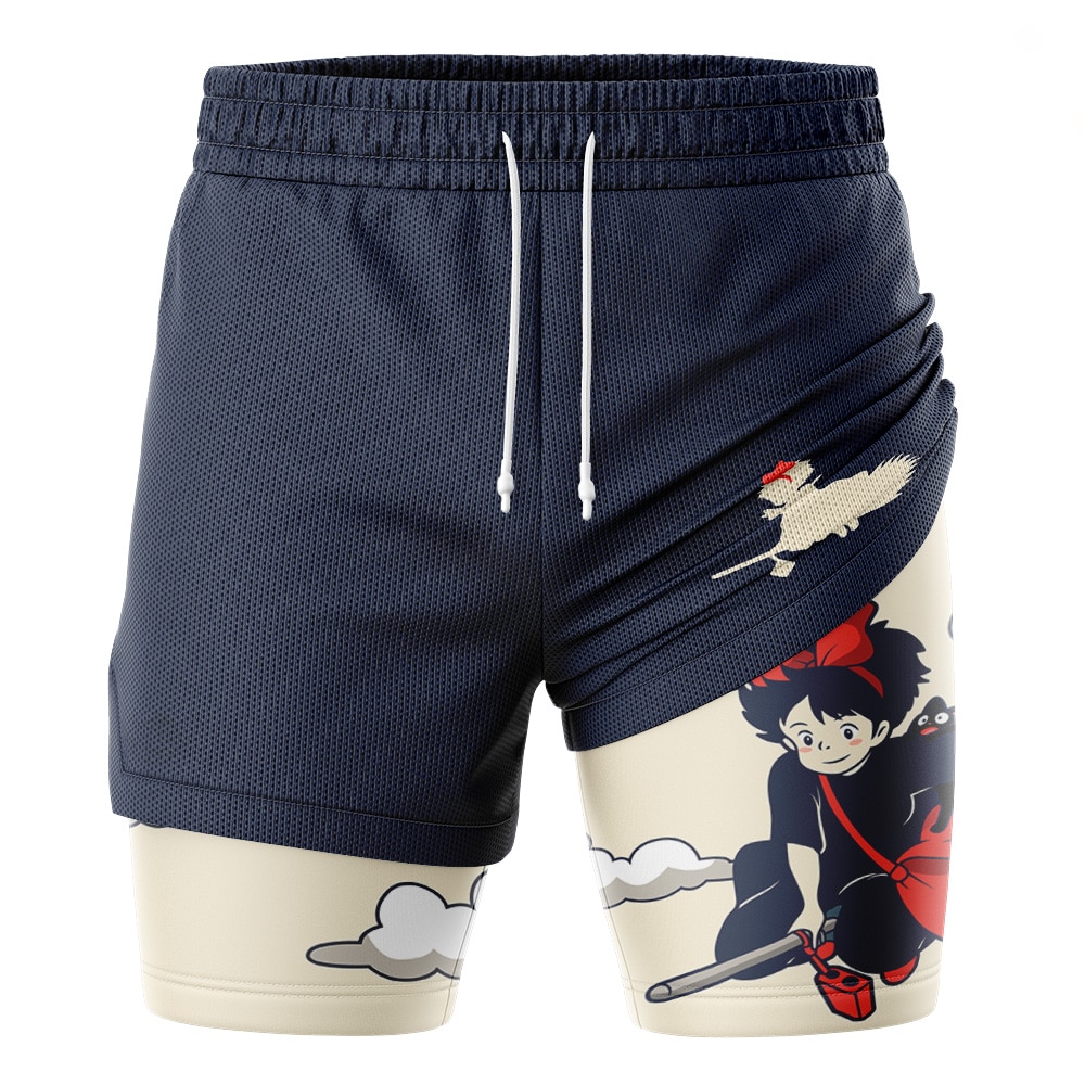 Kiki’s Delivery Service Studio Ghibli 2-in-1 Performance Shorts