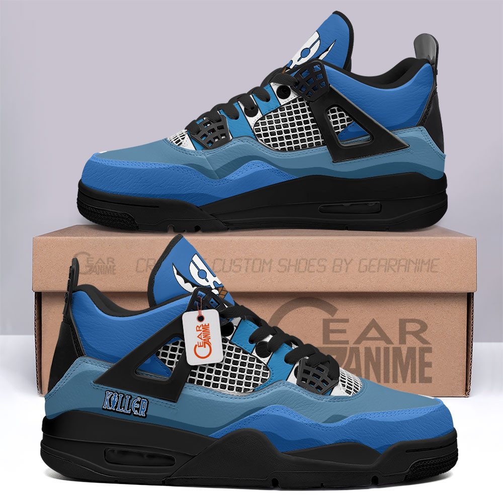 Killer Retro 4 Leather Sneakers Massacre Soldier Kid Pirates Custom Name