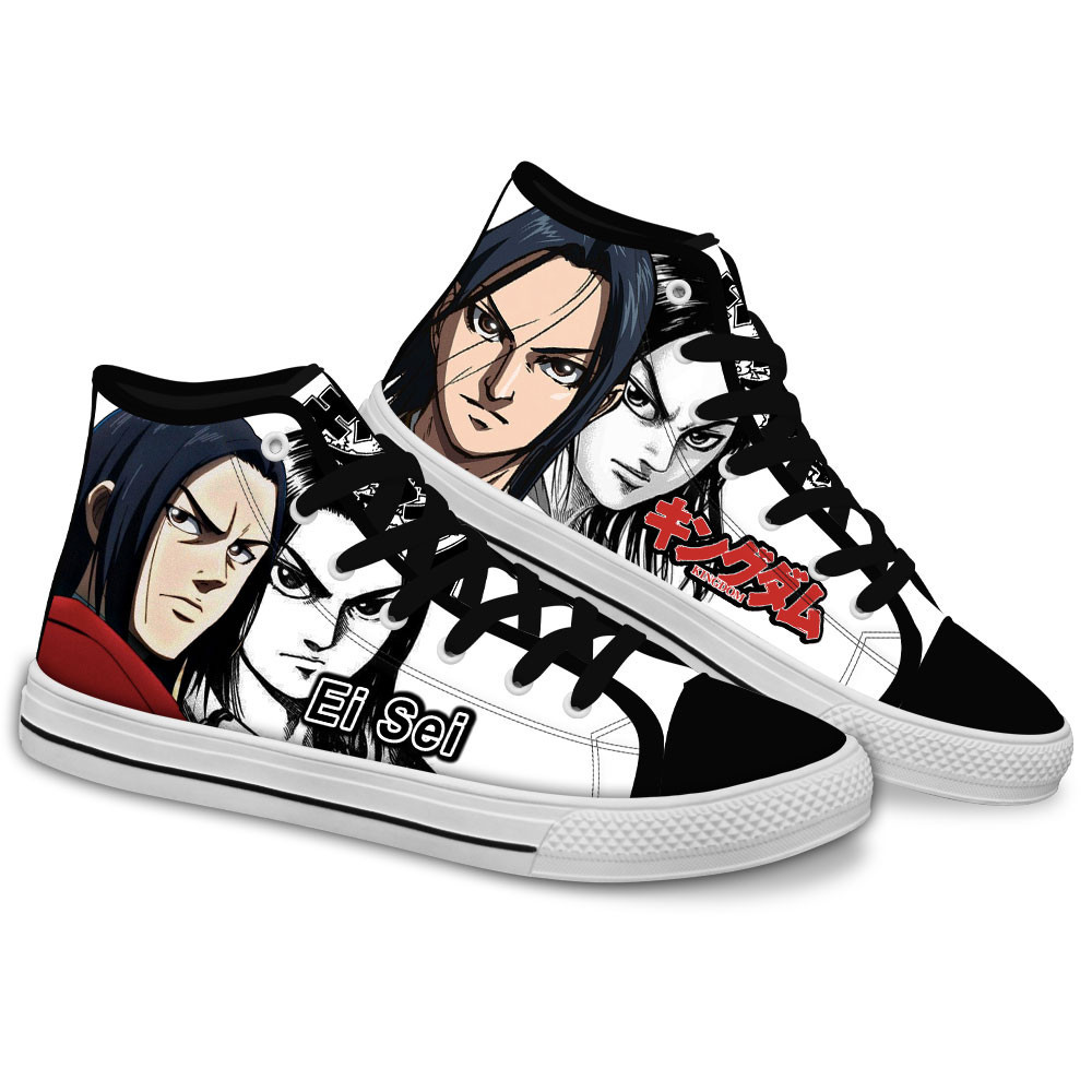 Kingdom Ei Sei Custom Anime High-Top Canvas Shoes NTT130
