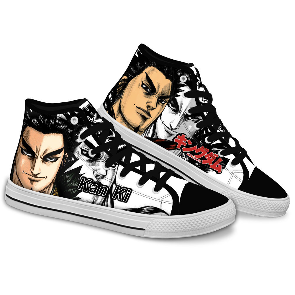 Kingdom Kan Ki Custom Anime High-Top Canvas Shoes NTT130