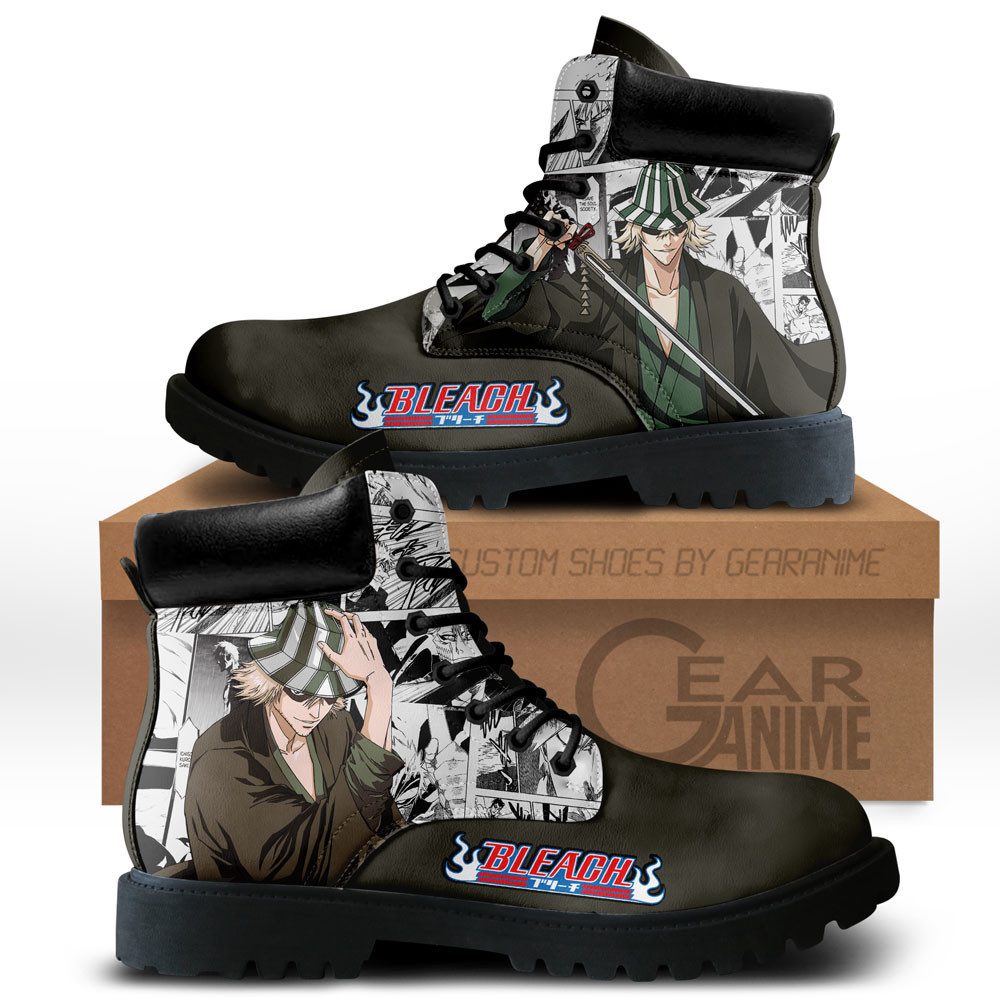 Kisuke Urahara Custom Anime Combat Boots NTT071