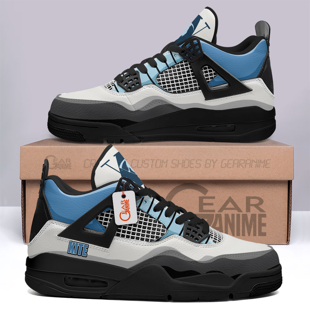 Kite Retro 4 Leather Sneakers Custom Name