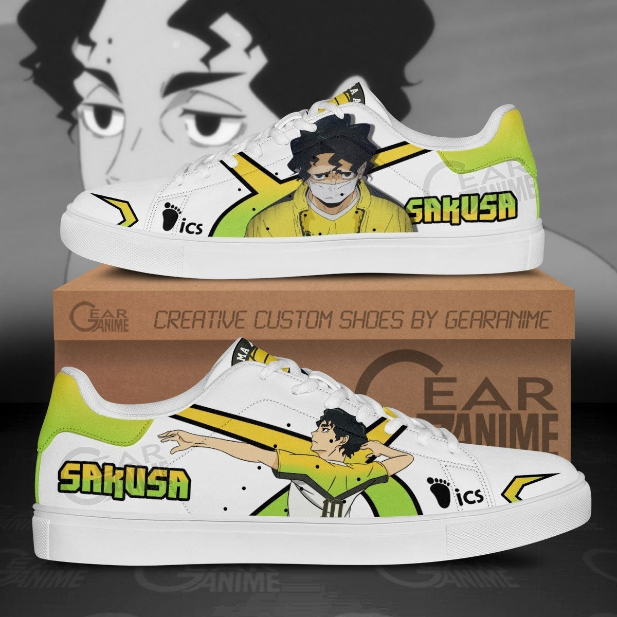 Kiyoomi Sakusa Custom Anime Classic Court Shoes