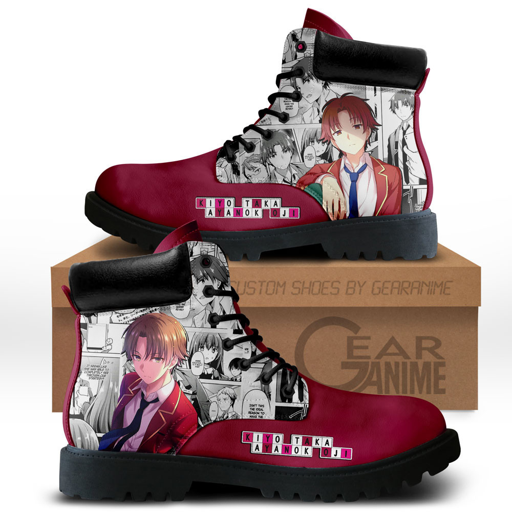 Kiyotaka Ayanokouji Custom Anime Combat Boots NTT281