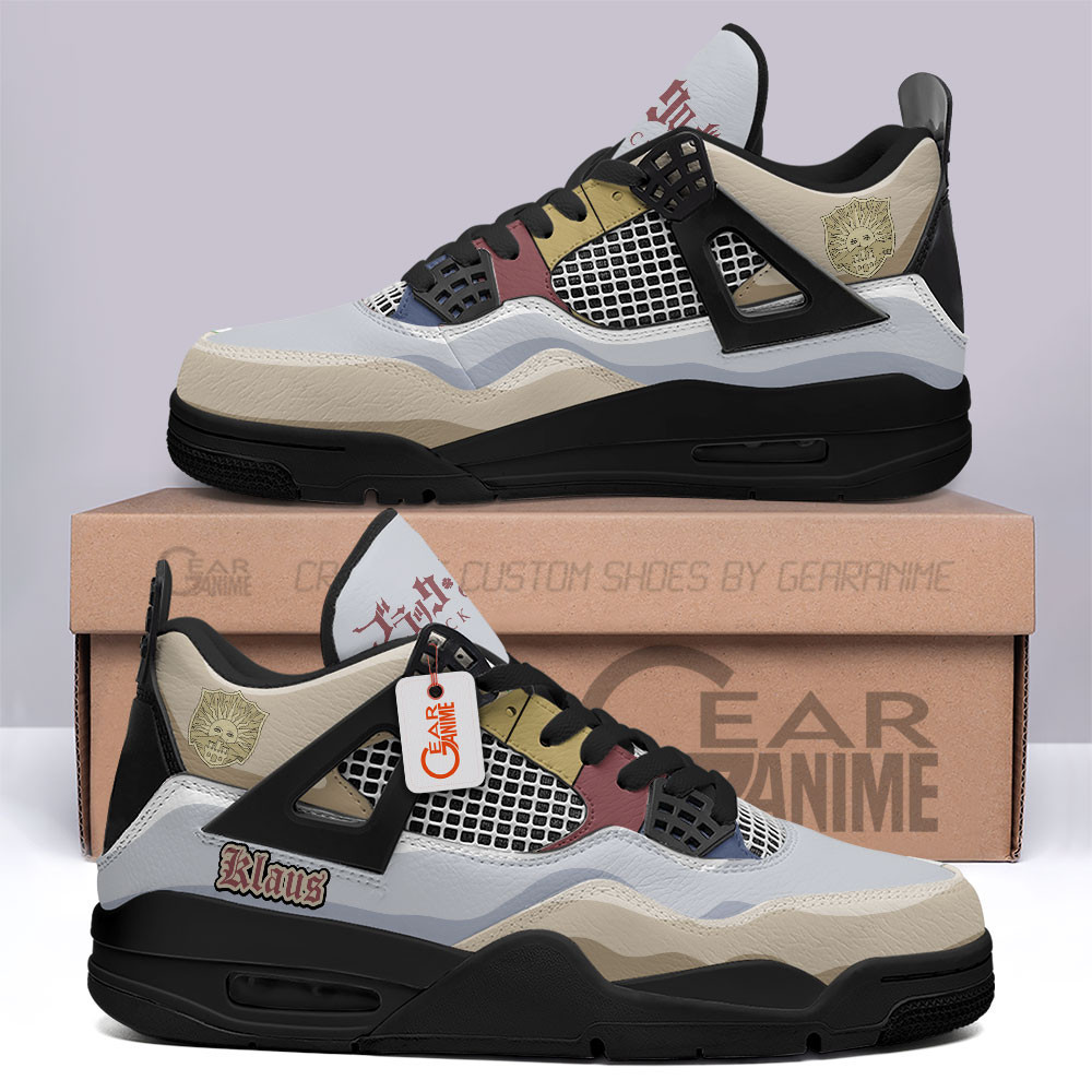 Klaus Lunettes Retro 4 Leather Sneakers Custom Name