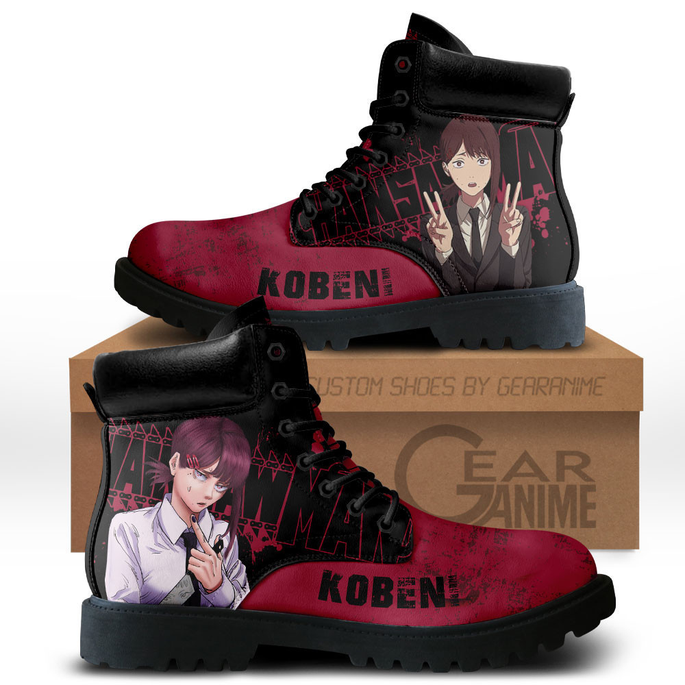 Kobeni Custom Anime Combat Boots