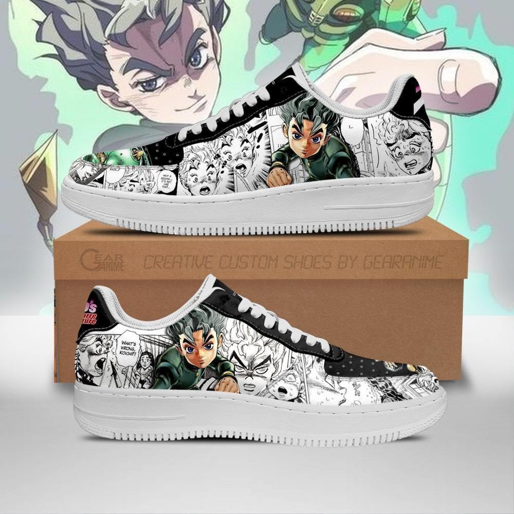 Koichi Hirose Custom Anime Low-Top Leather Sneakers