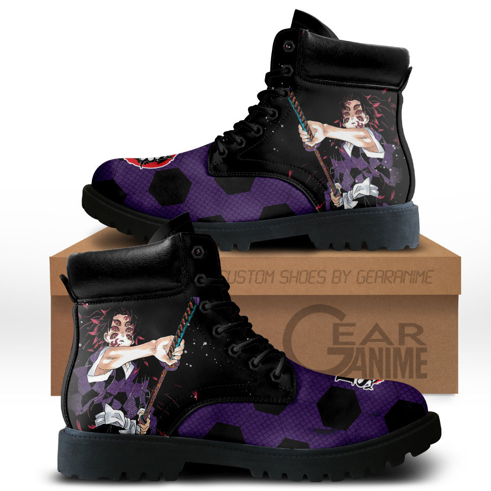 Kokushibo Custom Anime Combat Boots MV0512