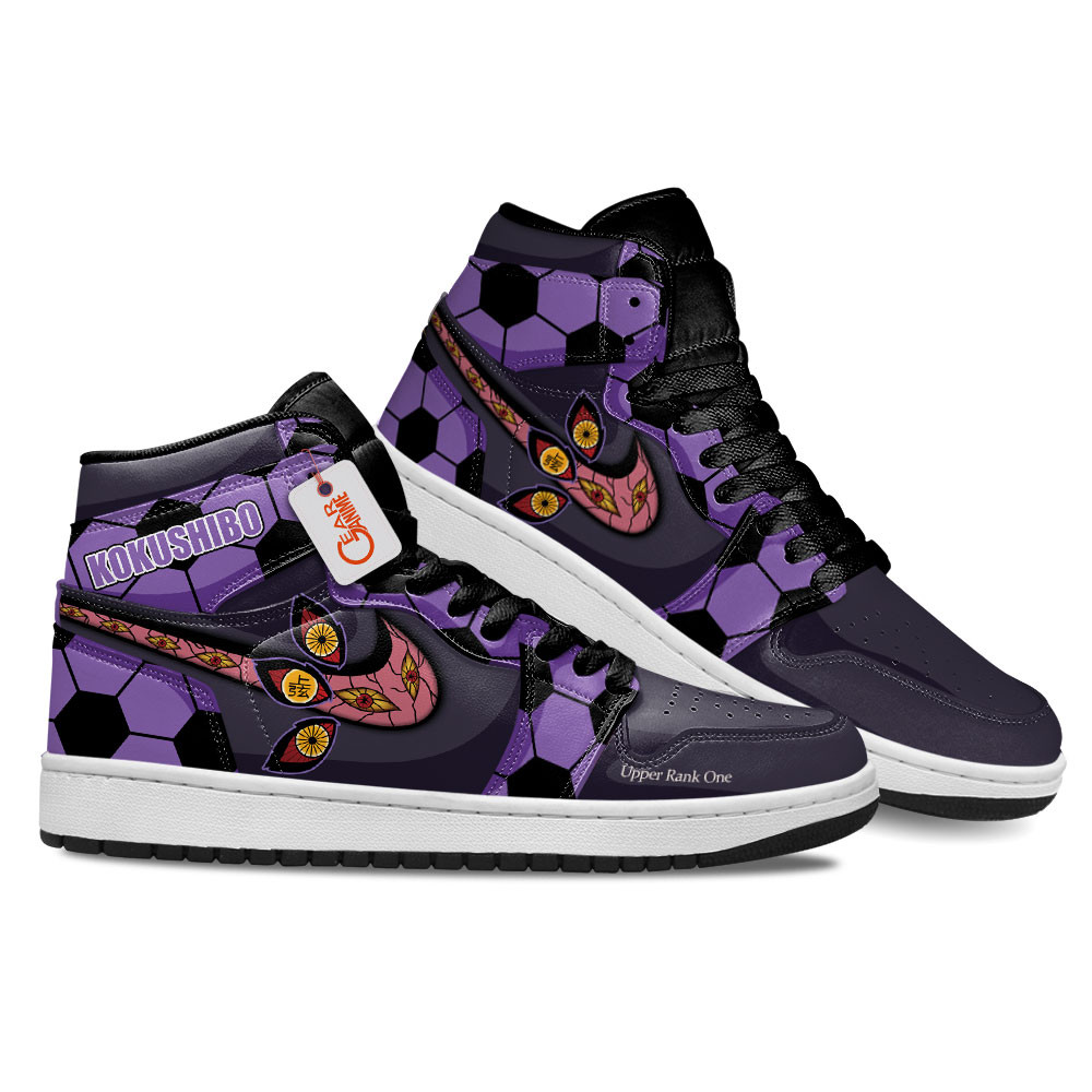 Kokushibo Custom Anime High-Top Leather Sneakers Upper Rank One