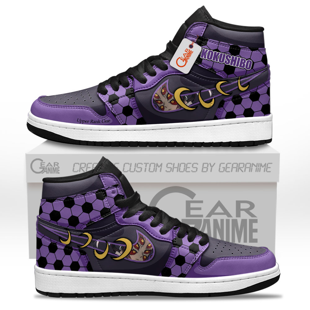 Kokushibo High-Top Leather Sneakers Custom Name