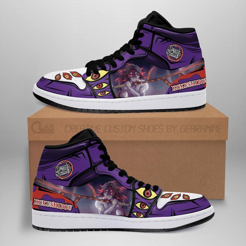 Kokushibou Custom Anime High-Top Leather Sneakers