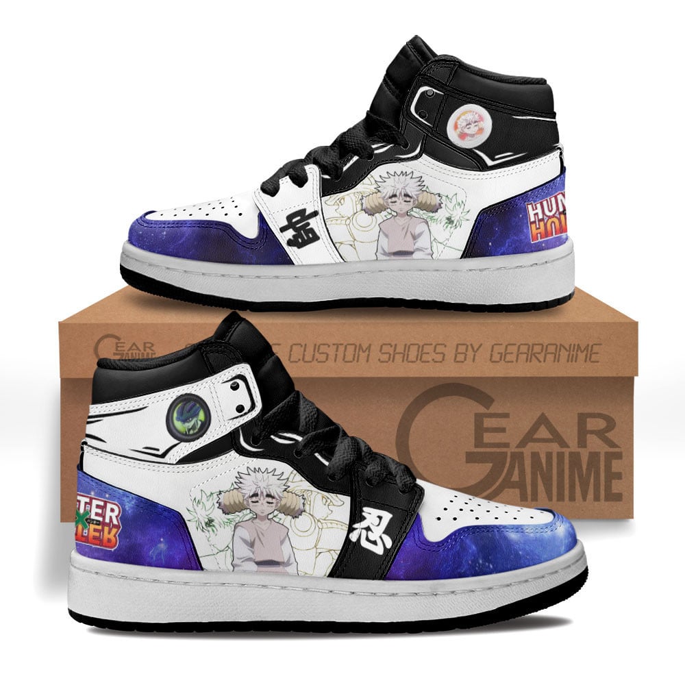 Komugi Custom Anime Kids High-Top Leather Sneakers