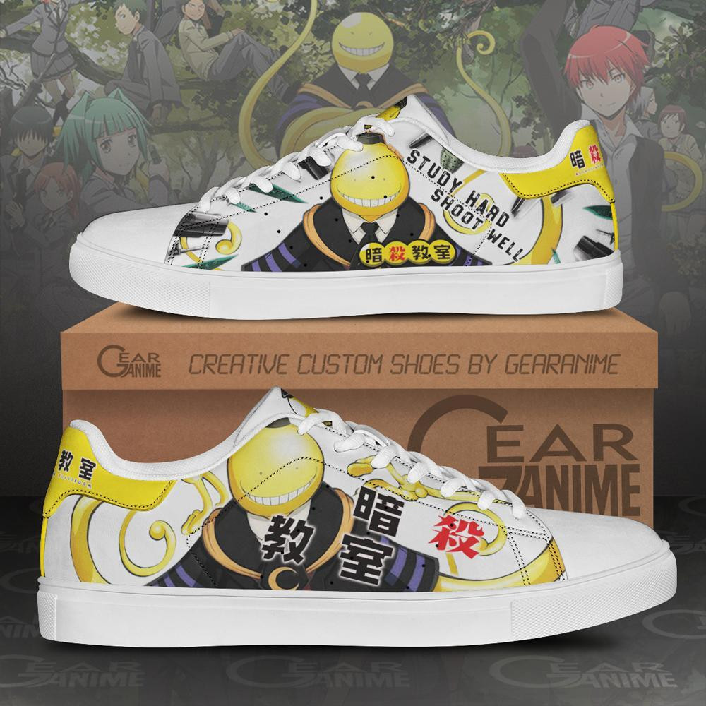 Koro Sensei Custom Anime Classic Court Shoes