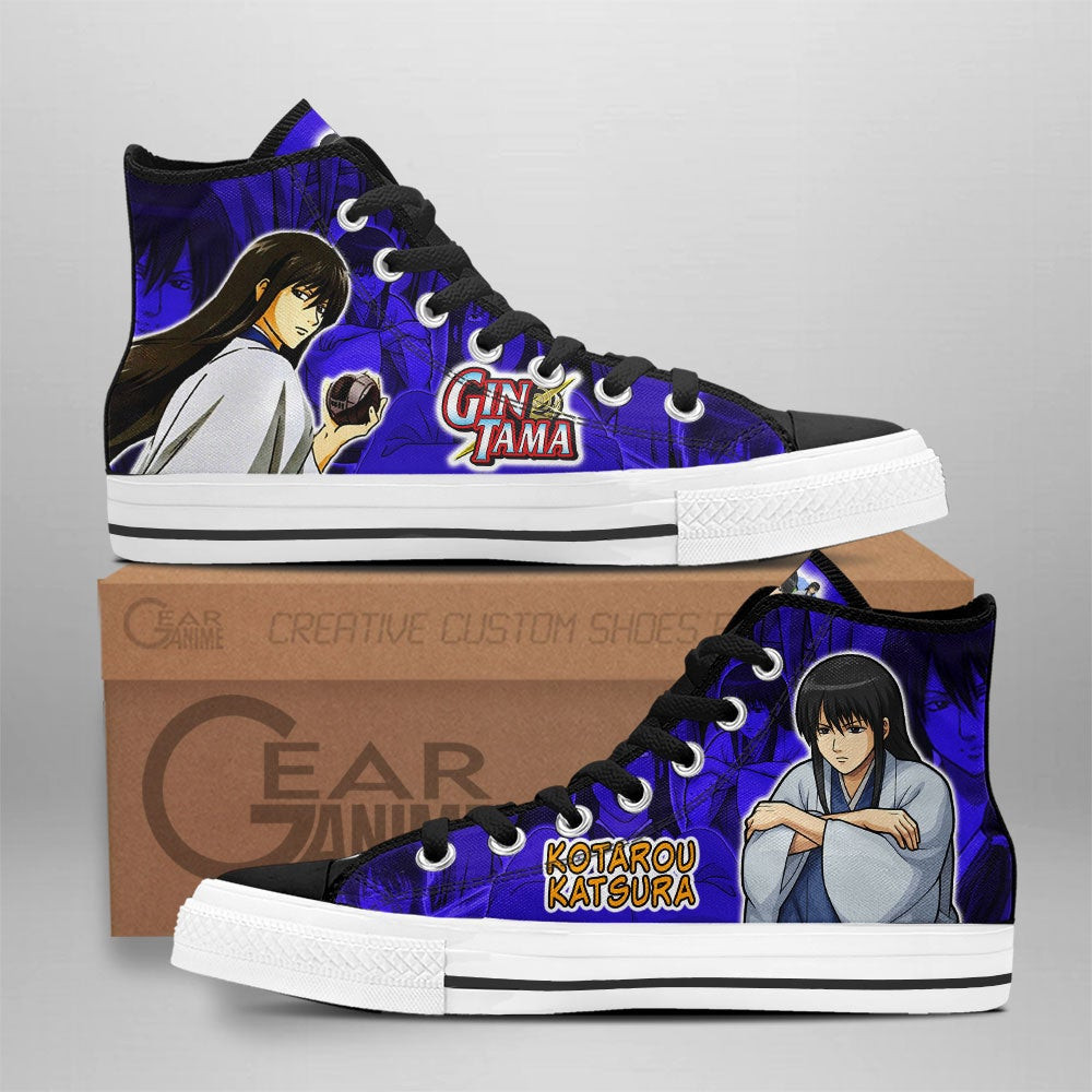 Kotarou Katsura Custom Anime High-Top Canvas Shoes