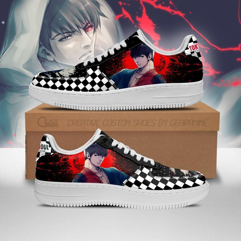 Koutarou Custom Anime Low-Top Leather Sneakers