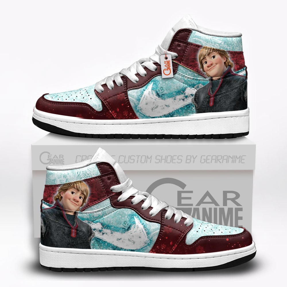 Kristoff Custom Movie High-Top Leather Sneakers