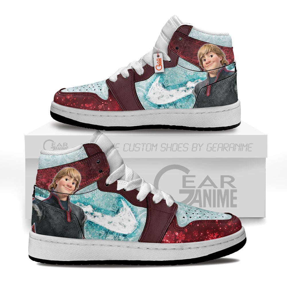 Kristoff Kids High-Top Leather Sneakers