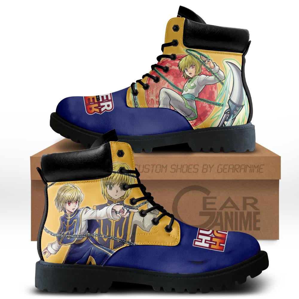 Kurapika Custom Anime Combat Boots MV0512