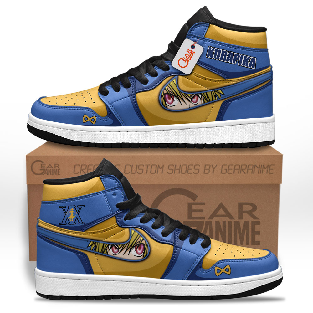 Kurapika High-Top Leather Sneakers Custom Name