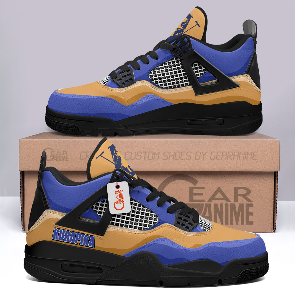 Kurapika Retro 4 Leather Sneakers Custom Name