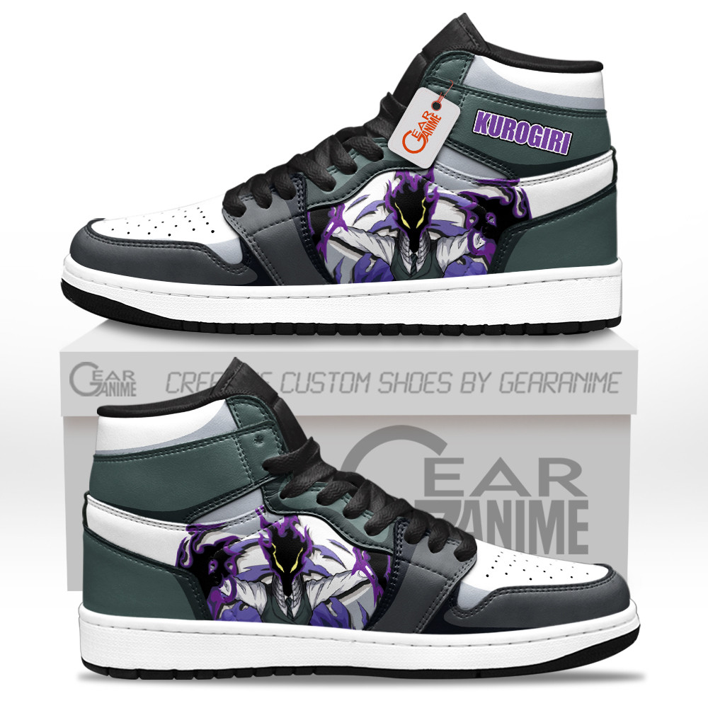 Kurogiri High-Top Leather Sneakers Custom Name