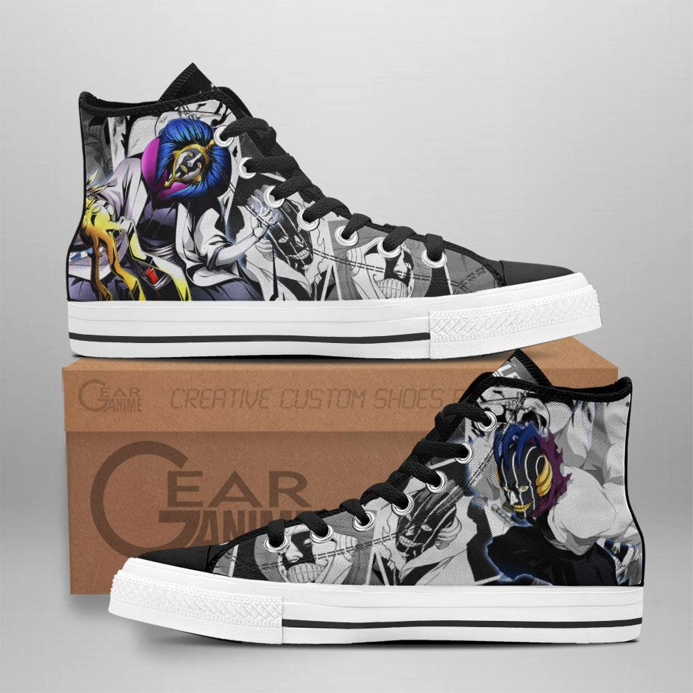 Kurotsuchi Mayuri Custom Anime High-Top Canvas Shoes TT0409