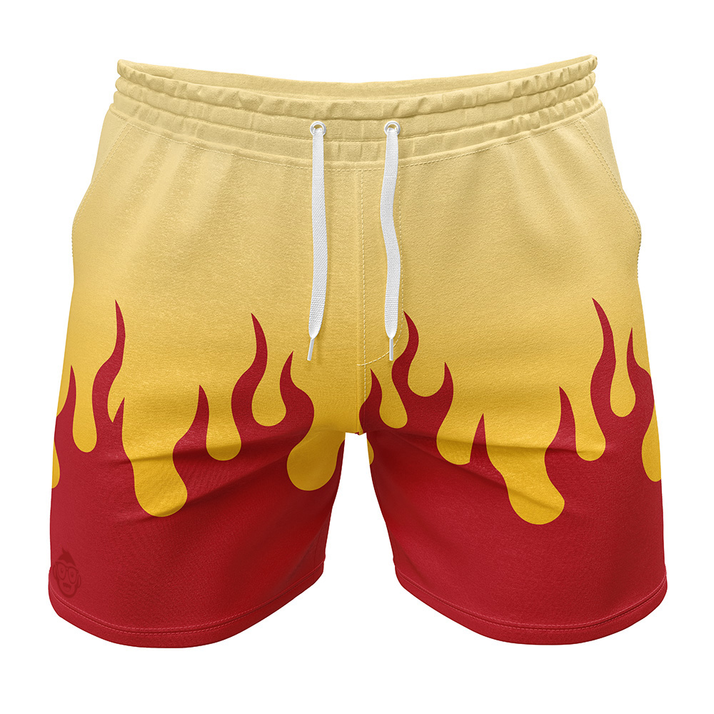 Kyojuro Rengoku V2 Demon Slayer Gym Shorts