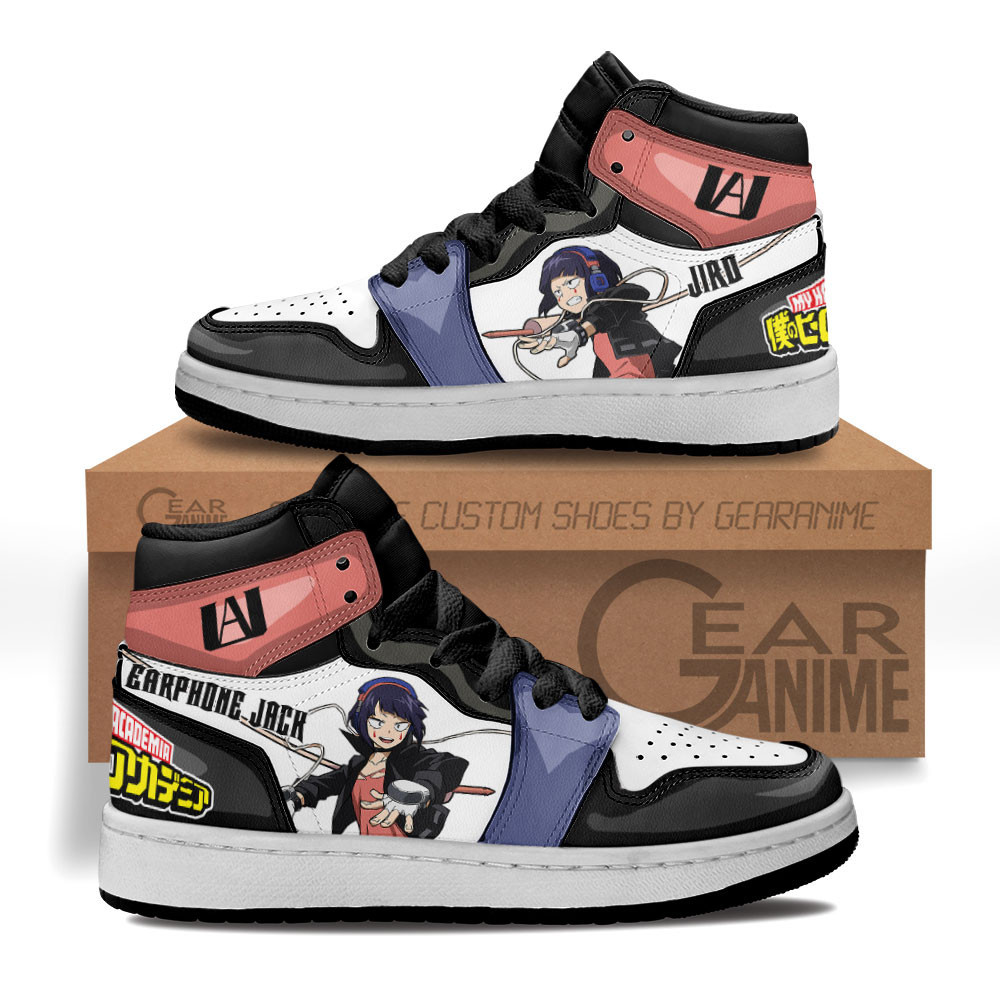 Kyoka Jiro Custom Anime Kids High-Top Leather Sneakers