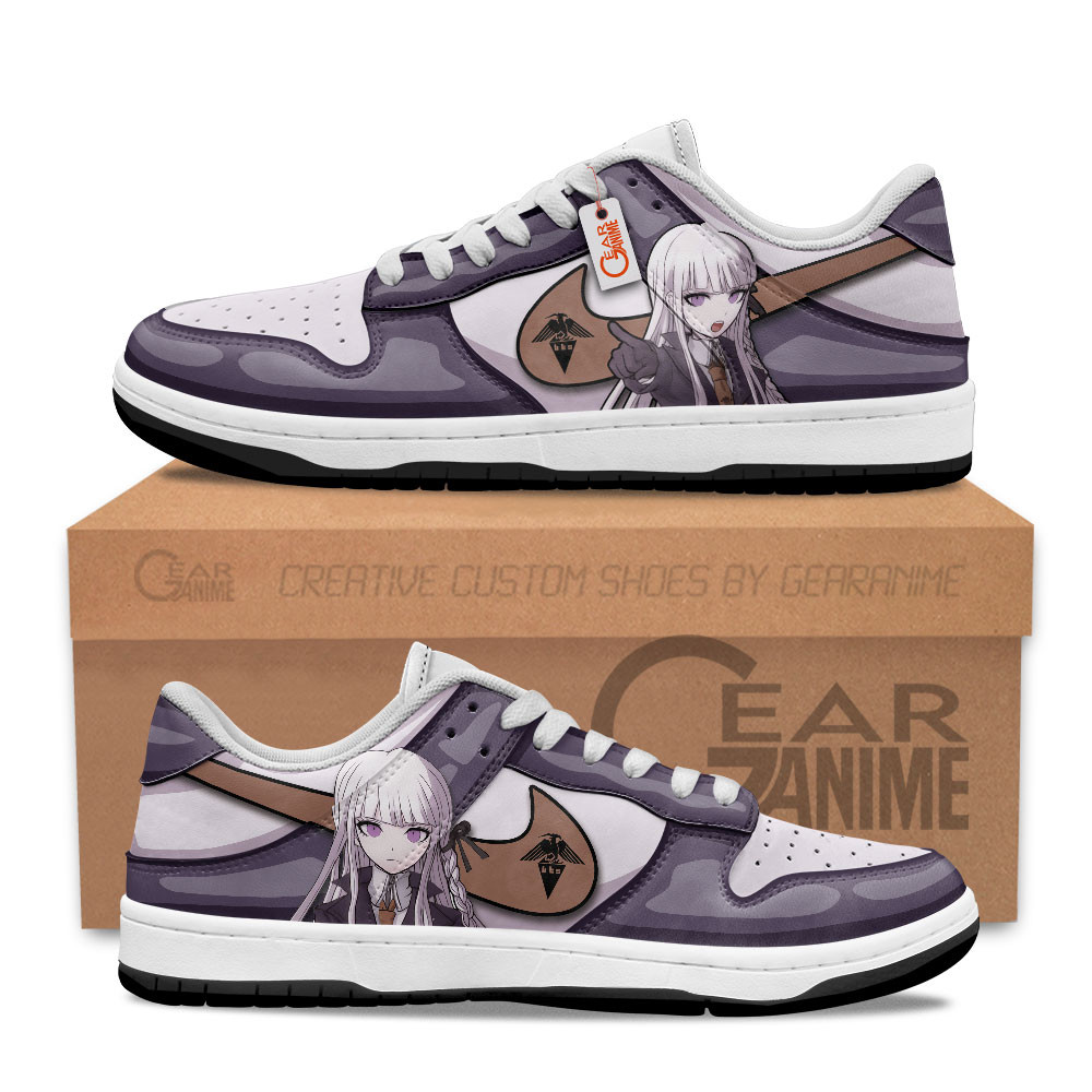Kyoko Kirigiri Custom Anime Low-Top Skate Sneakers