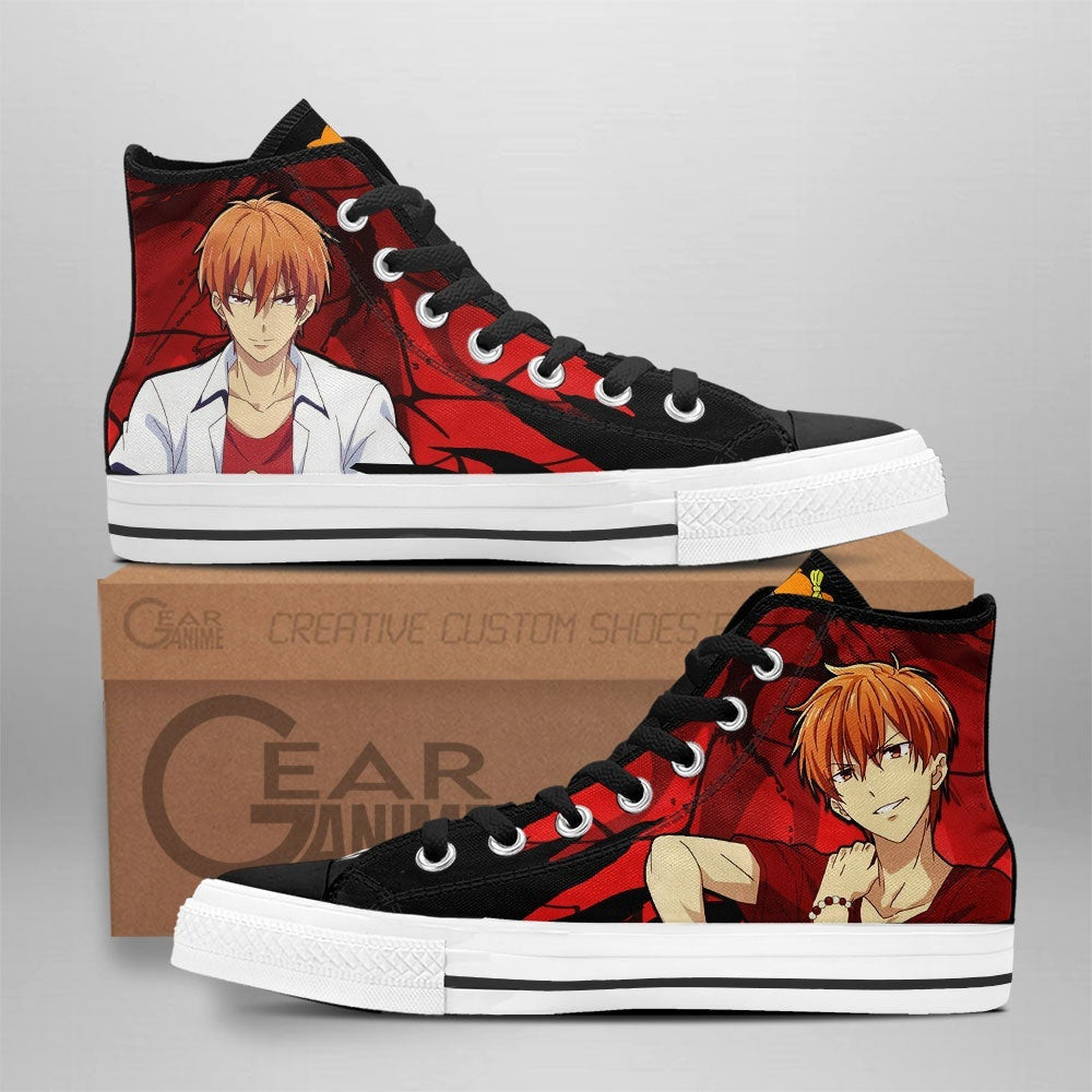 Kyou Souma Custom Anime High-Top Canvas Shoes