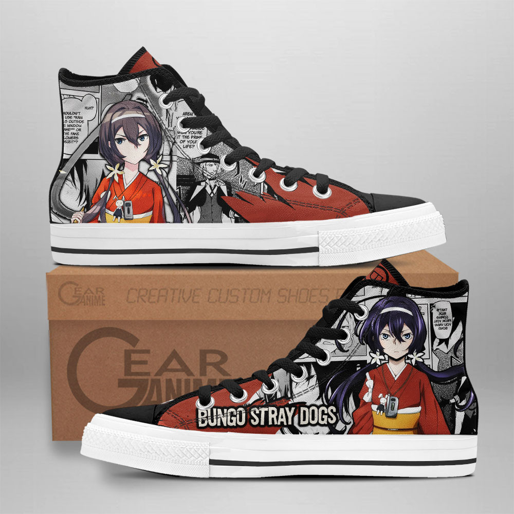 Kyouka Izumi Custom Anime High-Top Canvas Shoes NTT130
